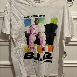 Notorious B.I.G. tee shirt with Colorful Design